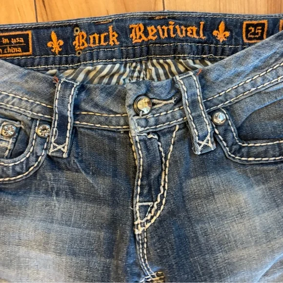 Rock Revival Women's Boot Cut Jeans in Blue - Picture 3 of 5